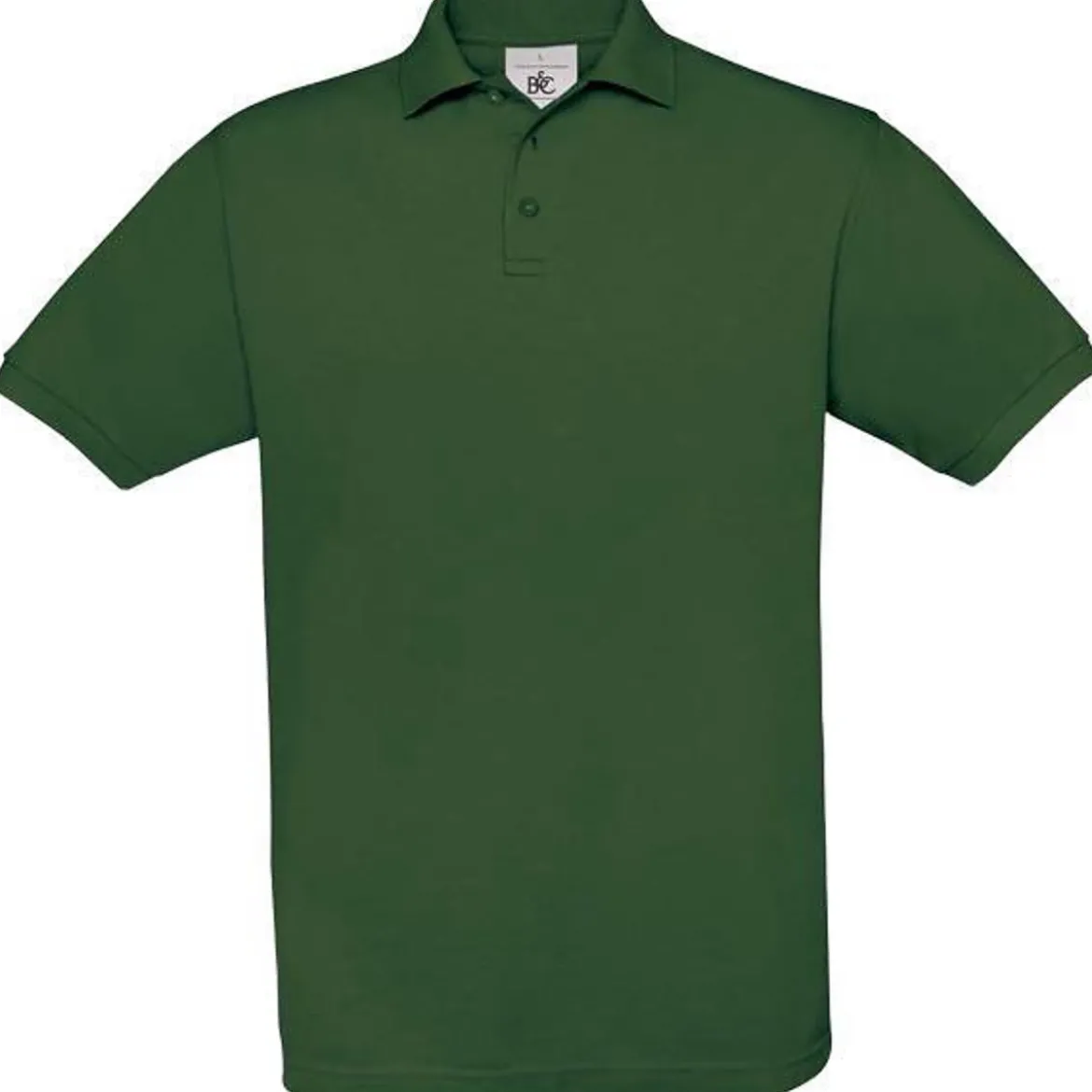B&C Poloshirt einfarbig aus Baumwolle