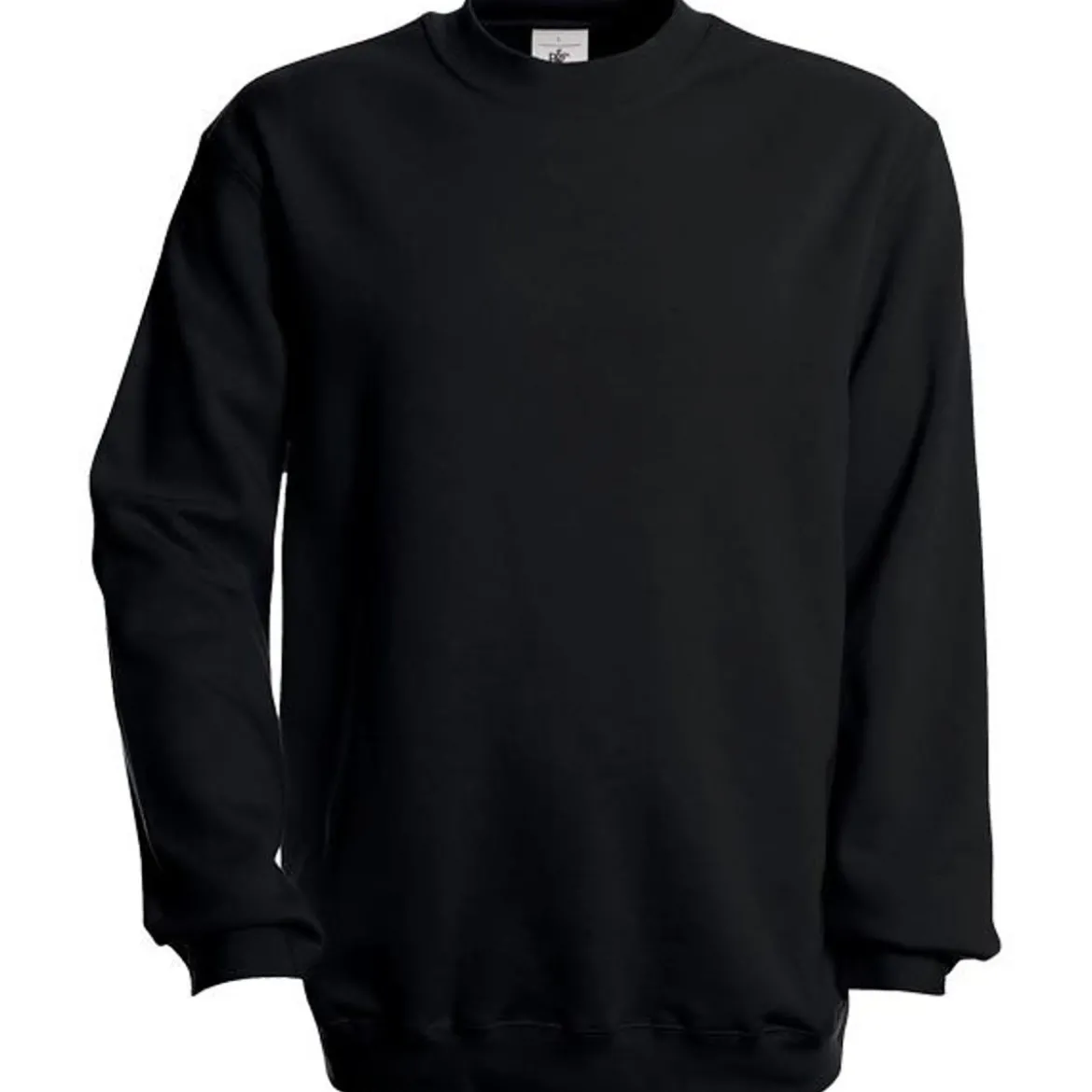B&C Sweatshirt einfarbig mit Rundhalsausschnitt
