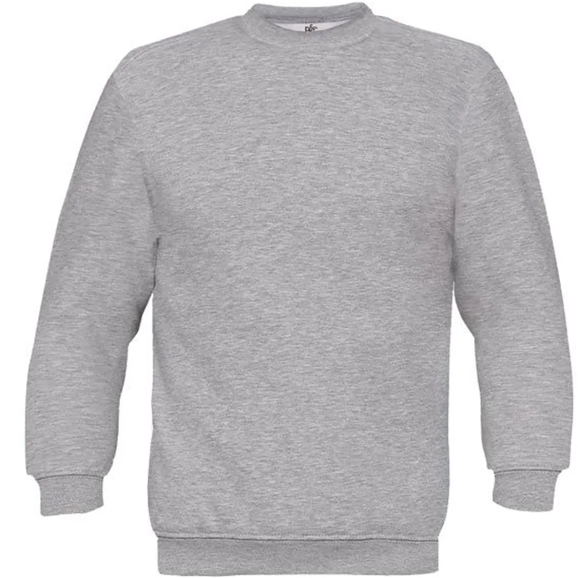 B&C Sweatshirt einfarbig mit Rundhalsausschnitt