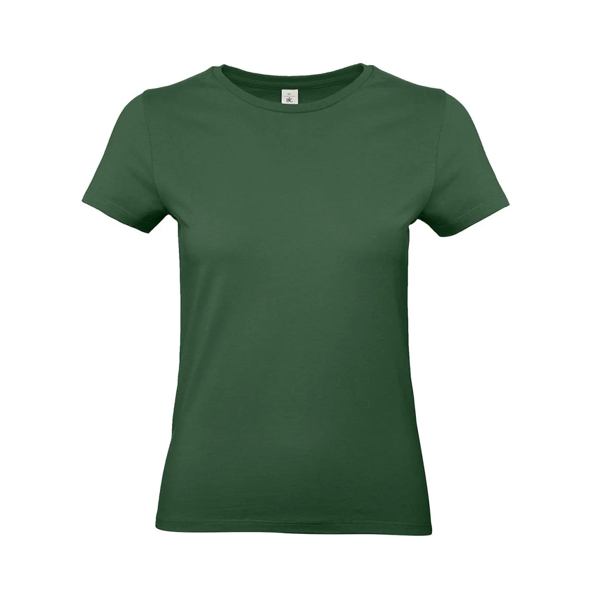 B&C T-Shirt Rundhalsausschnitt Damen einfarbig 190gr Baumwolle