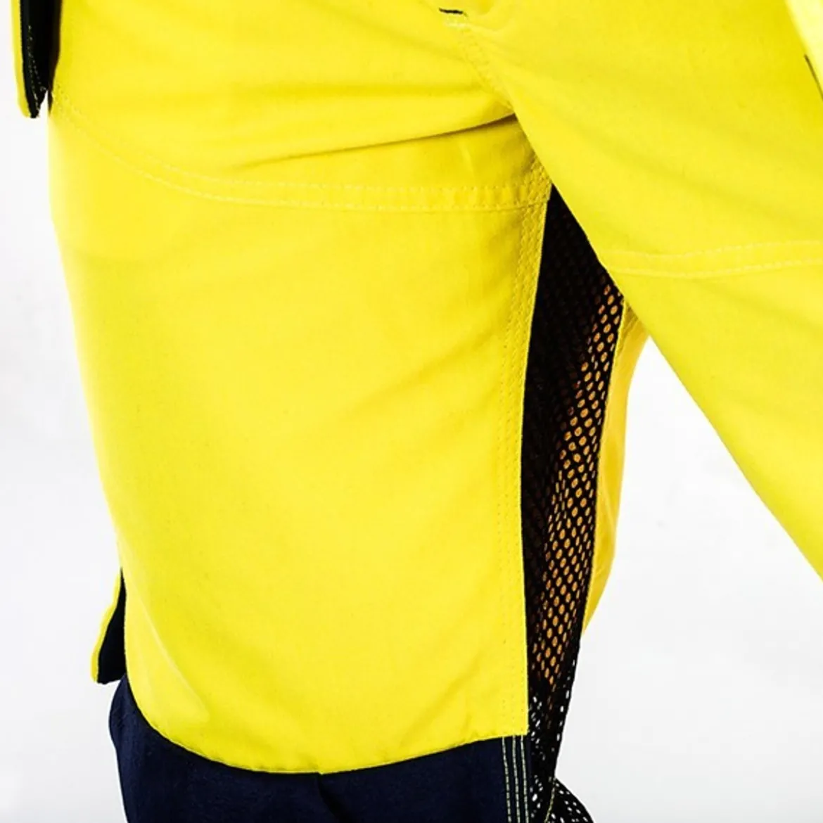 Blakläder belüftete Warnschutzhose