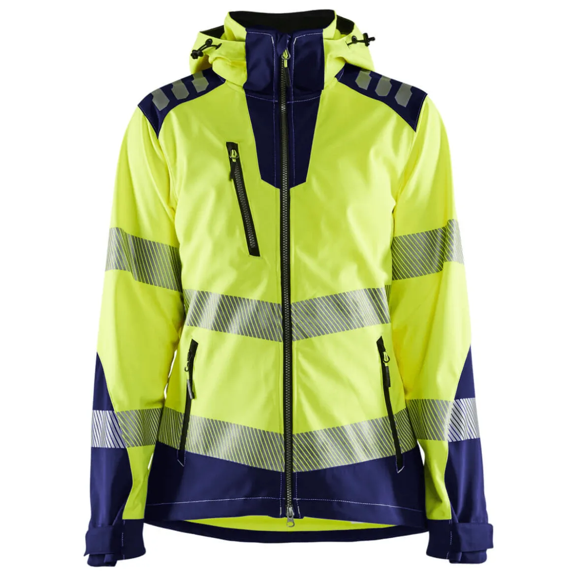 Blakläder Damen High Vis Softshell Jacke
