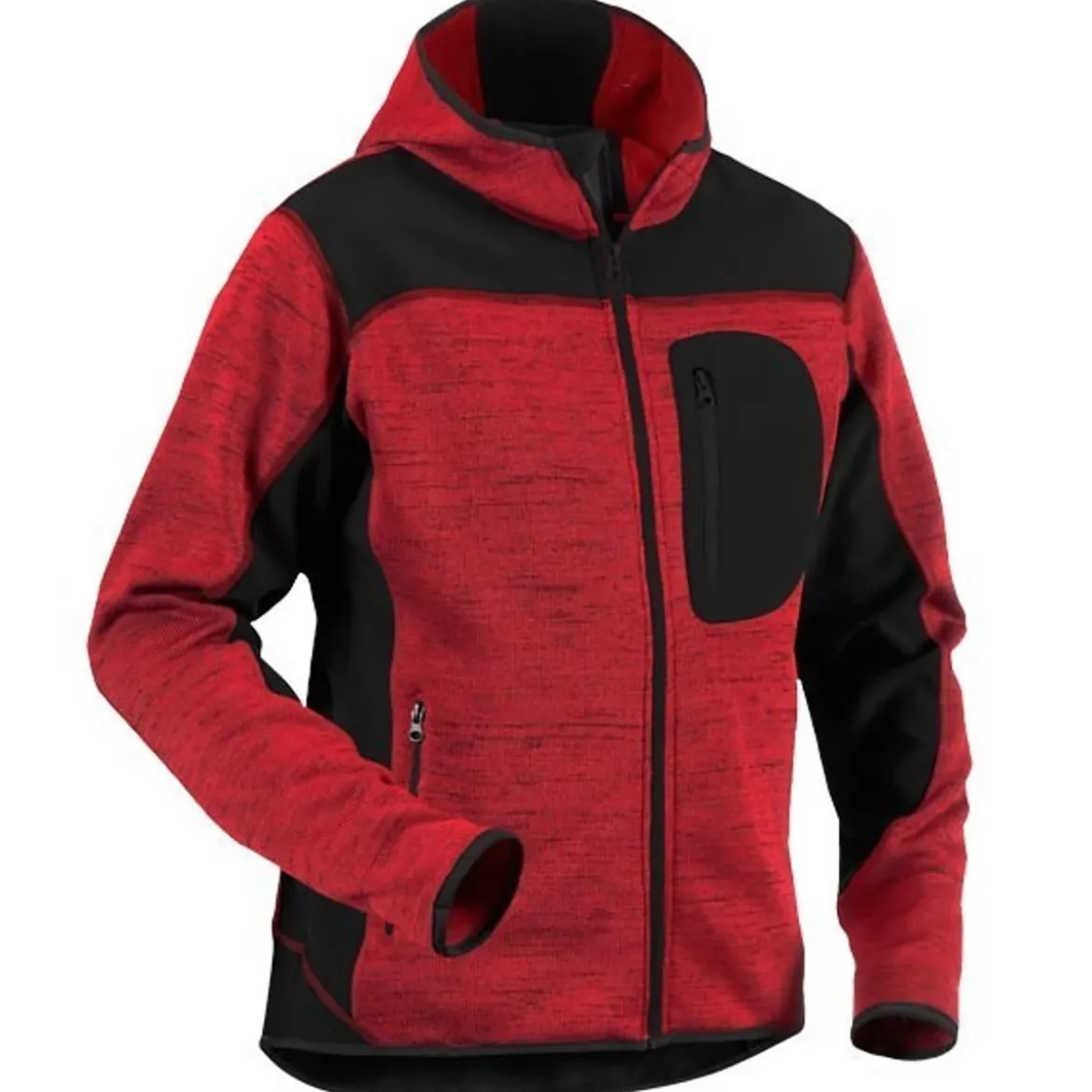 Blakläder Kapuzenjacke Strick Softshell