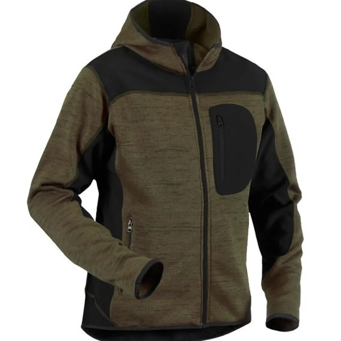 Blakläder Kapuzenjacke Strick Softshell