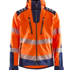 Blakläder robuste High Vis Softshelljacke wasserdicht