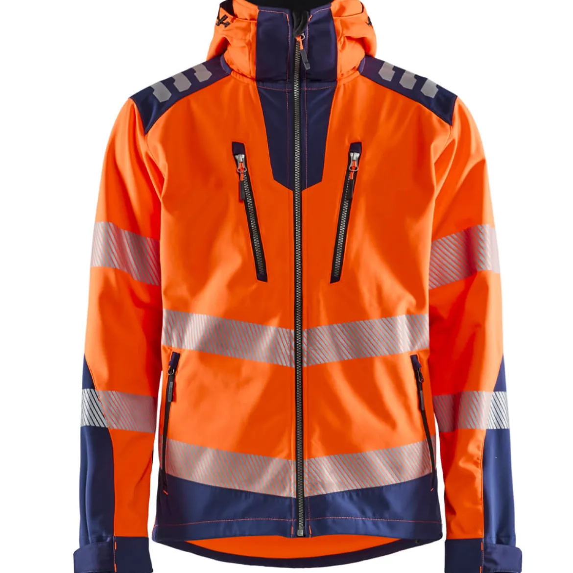 Blakläder robuste High Vis Softshelljacke wasserdicht