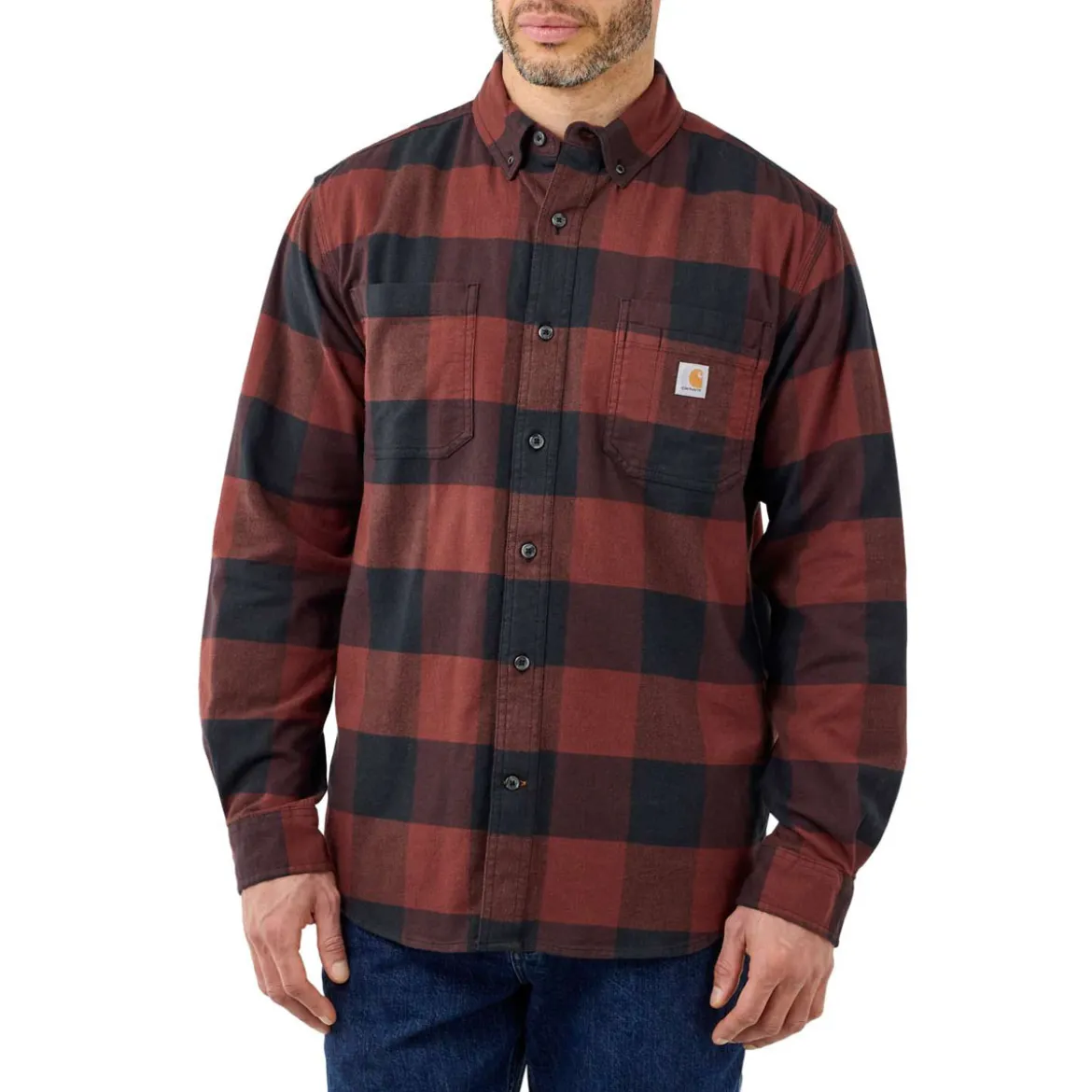 Carhartt Midweight Flannel L/S Plaid Shirt