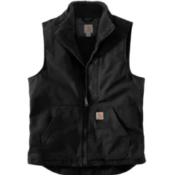 Carhartt Mock Neck Winterweste mit Webpelzfutter