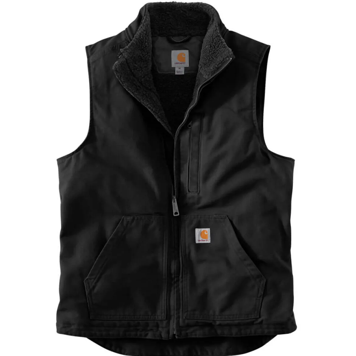 Carhartt Mock Neck Winterweste mit Webpelzfutter