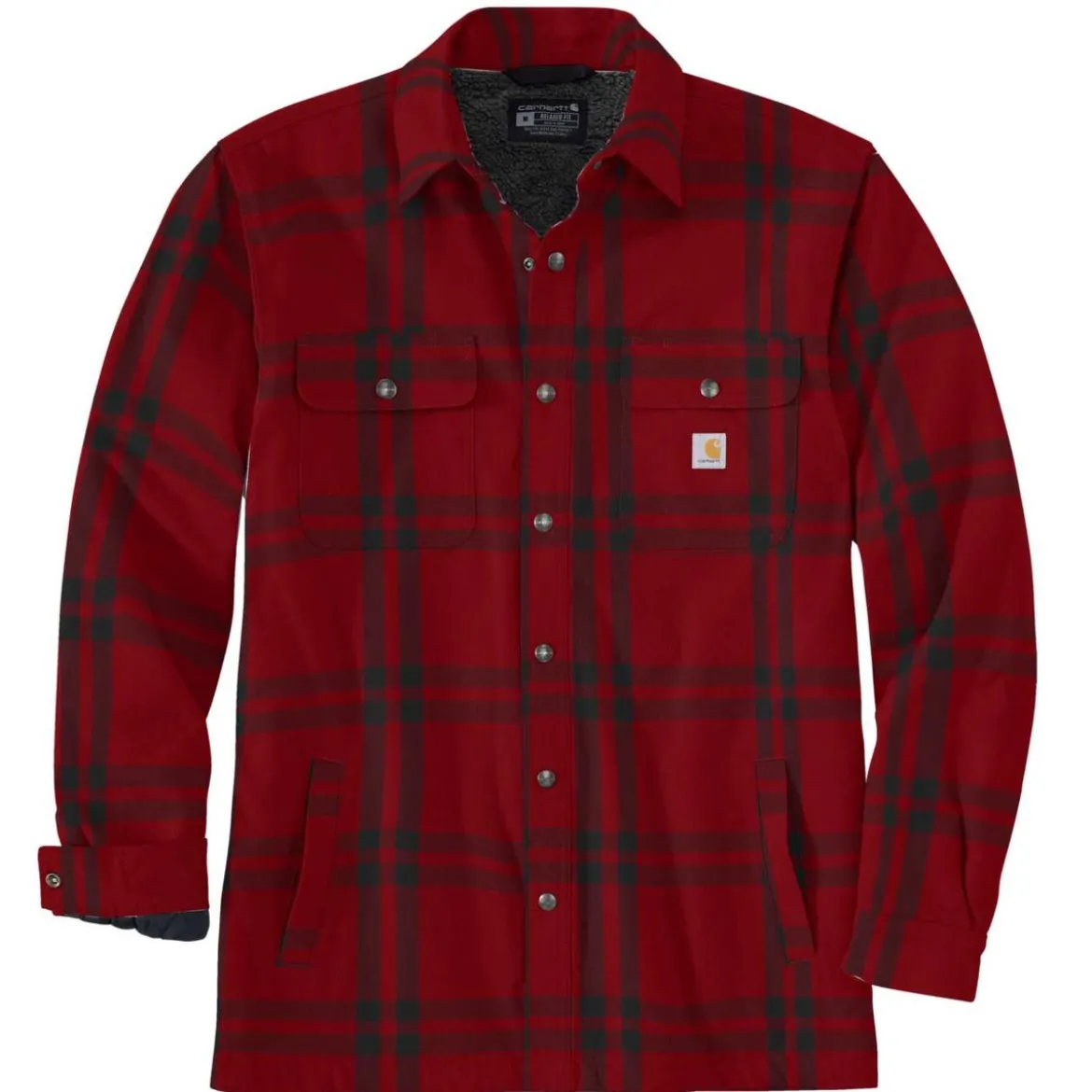 Carhartt Relaxed Fit Flannel Sherpa-Lined Shirt