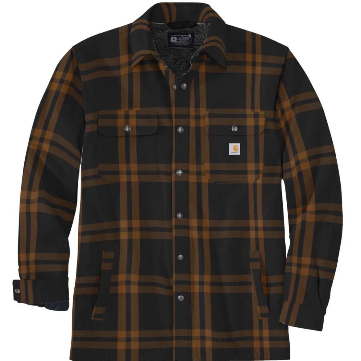 Carhartt Relaxed Fit Flannel Sherpa-Lined Shirt