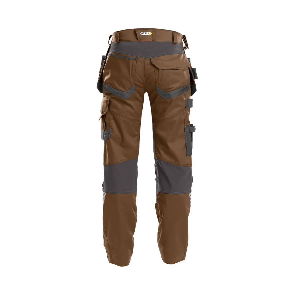Dassy FLUX Arbeitshose mit Stretch, Holstertaschen und Kniepolstertaschen