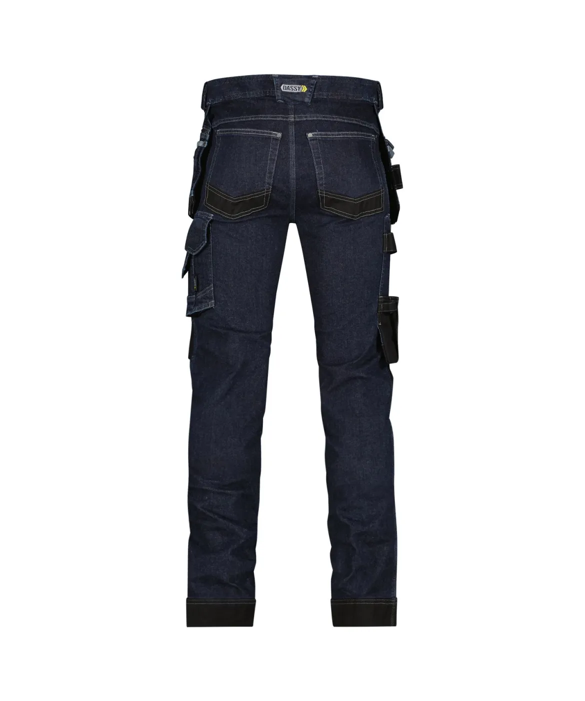 Dassy Melbourne Stretch-Arbeitsjeans mit Holstertaschen und Kniepolstertaschen