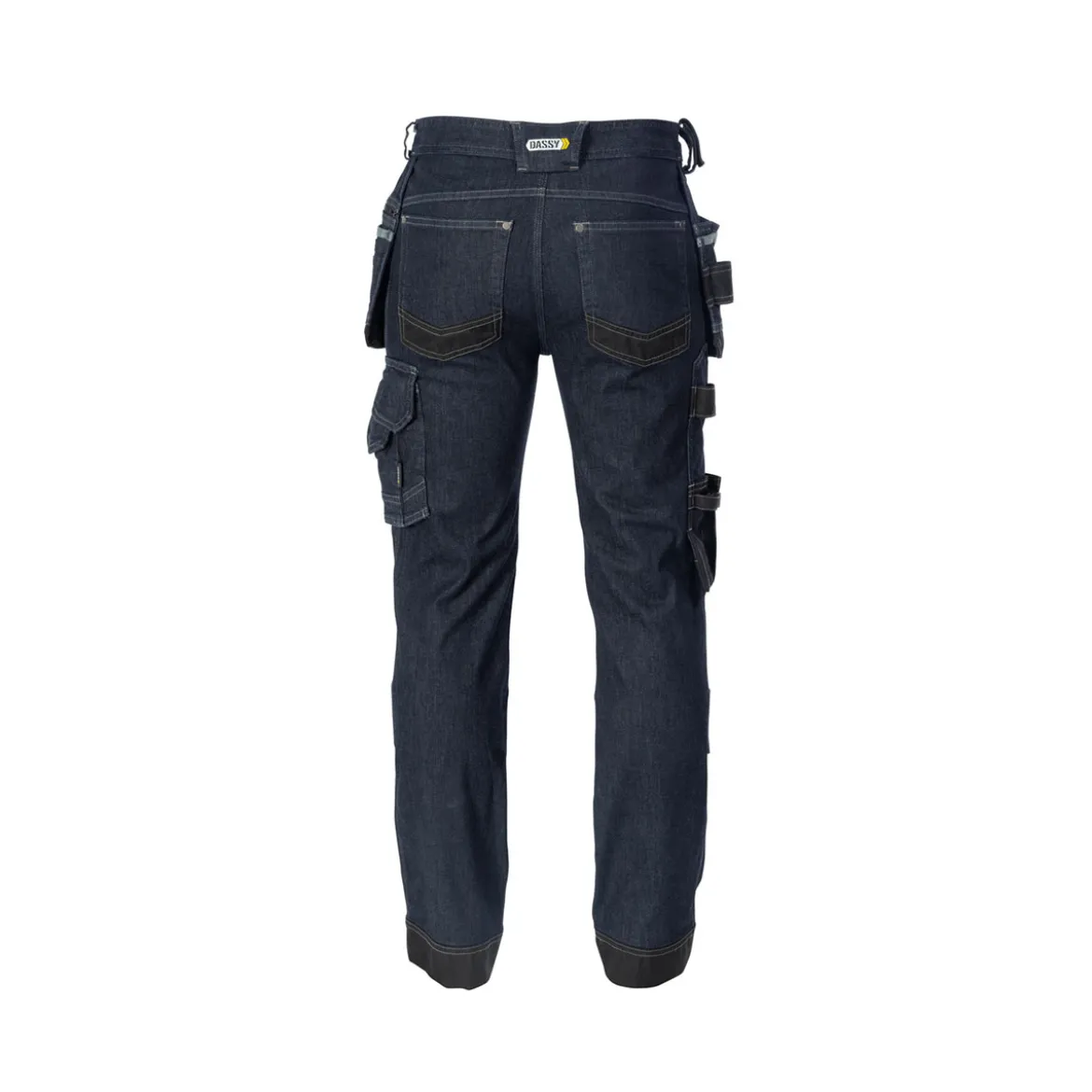 Dassy Melbourne Stretch-Arbeitsjeans mit Holstertaschen und Kniepolstertaschen