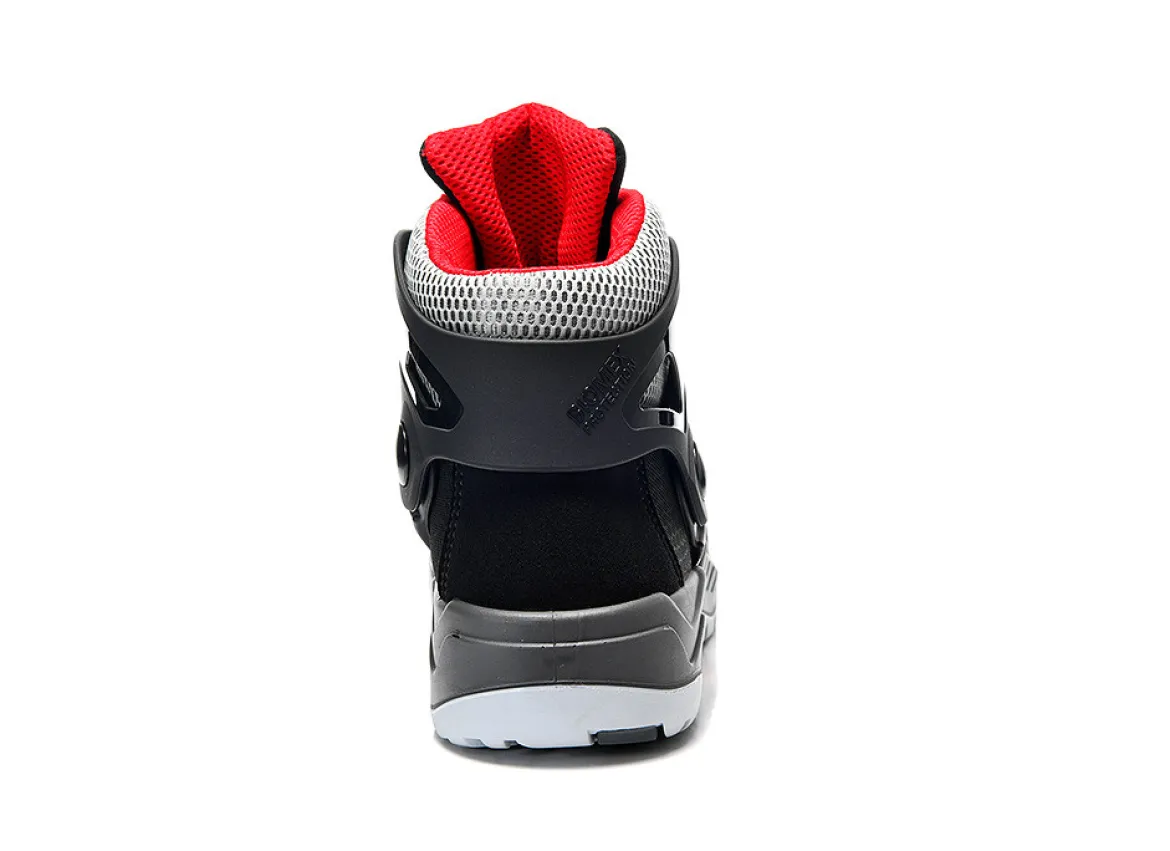 Elten ARTURO black-red Mid ESD S3S Sicherheitsschnürstiefel