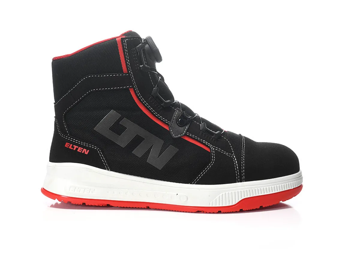 Elten ISAAK XXST BOA® black-red Mid ESD S2 Sicherheitsstiefel