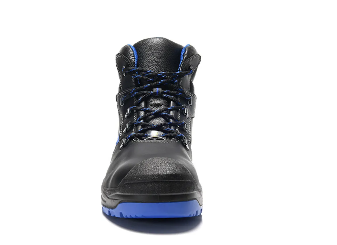 Elten LEONARDO XXSG black-blue Mid ESD S3 - Schnürstiefel