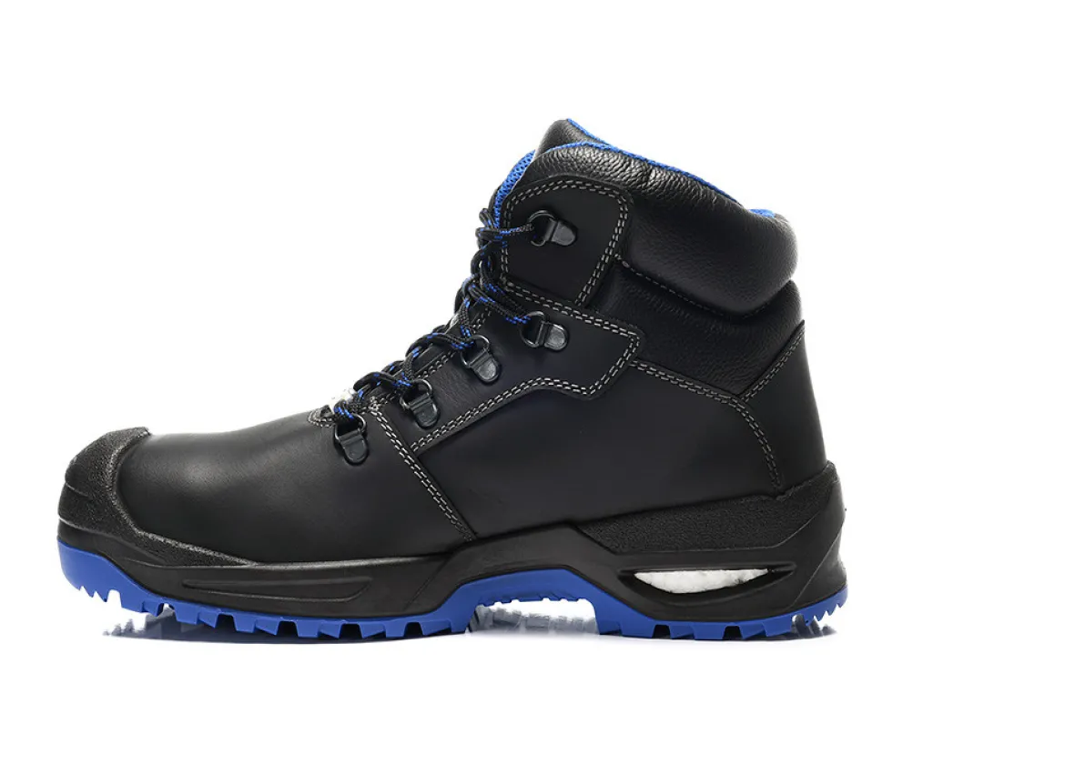 Elten LEONARDO XXSG black-blue Mid ESD S3 - Schnürstiefel