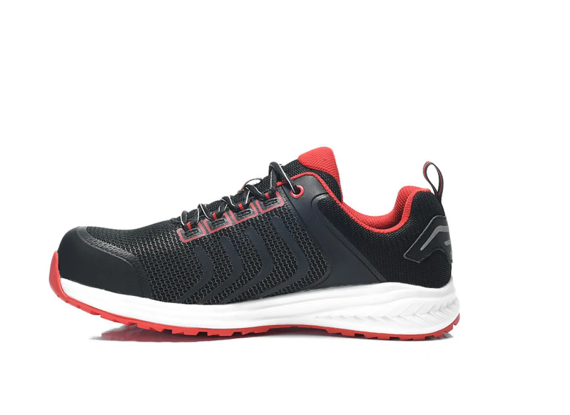 Elten LIVAS black-red Low ESD S1PL Sicherheitshalbschuh