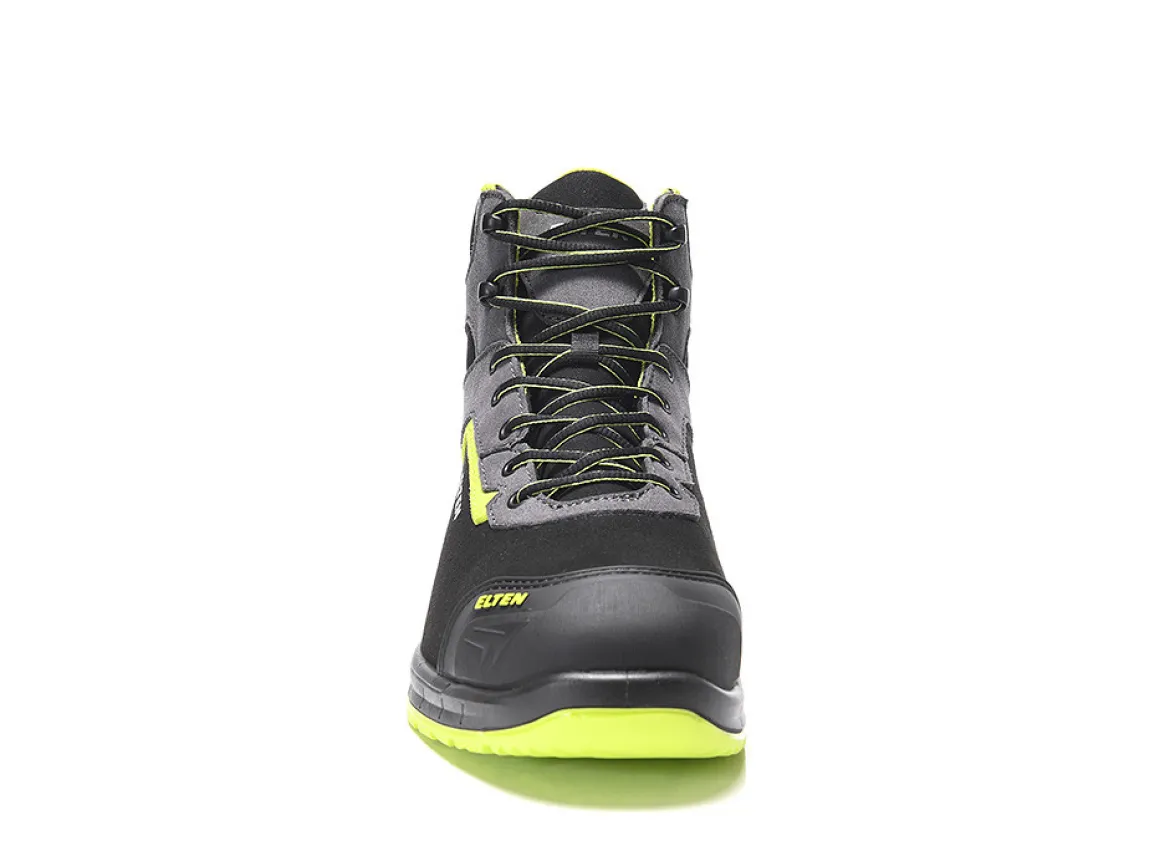 Elten LOAN XXSports Pro black-lime Mid ESD S3 Sicherheitsstiefel