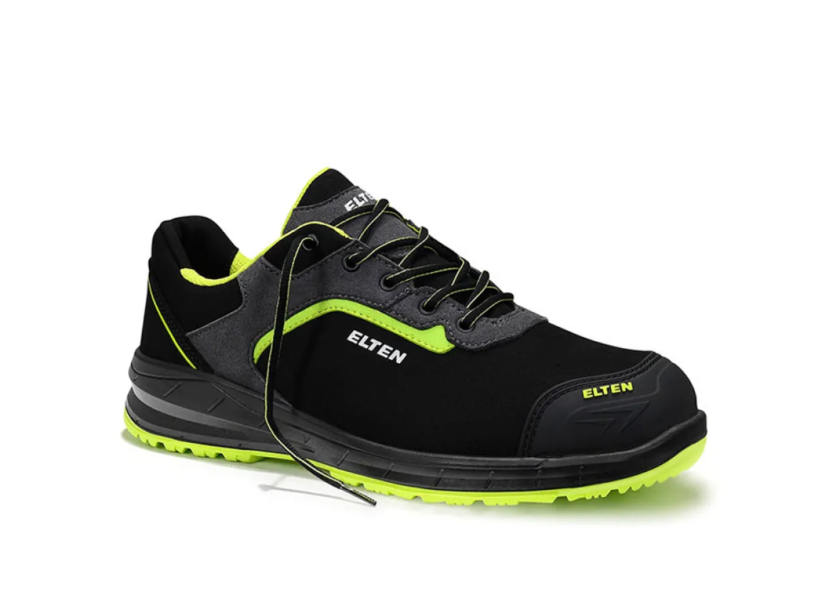 Elten LOAN XXSports Pro black-lime Low ESD S3 Sicherheitshalbschuh