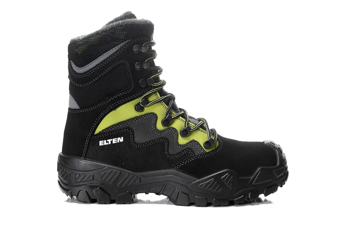 Elten MICK black-green High ESD S3S CI Sicherheitsschnürstiefel (Form C)