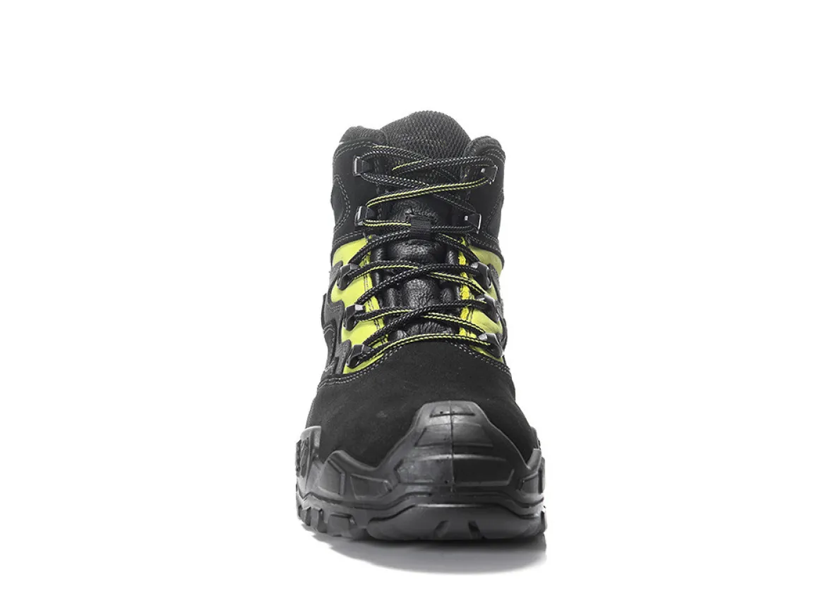 Elten MICK black-green Mid ESD S3S Sicherheitsschnürstiefel