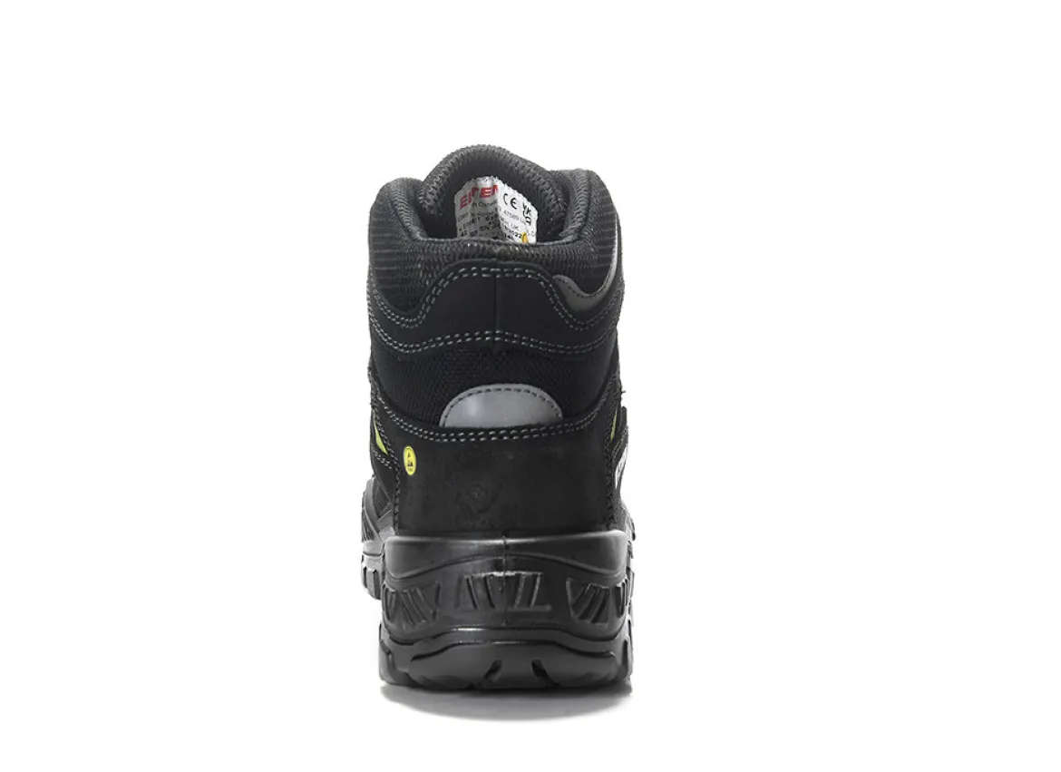Elten MICK black-green Mid ESD S3S Sicherheitsschnürstiefel