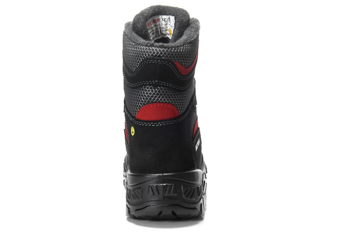 Elten MICK black-red High ESD S3S CI Sicherheitsschnürstiefel