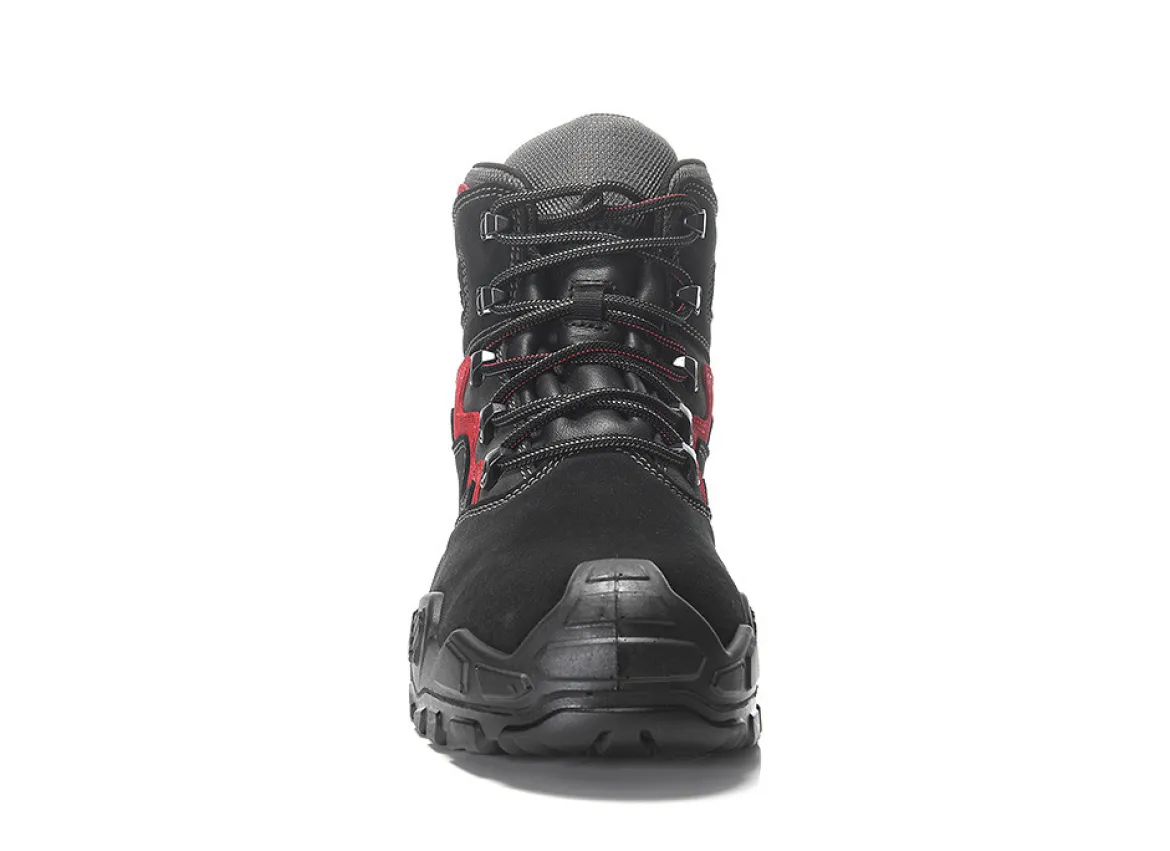 Elten MICK GTX black-red Mid ESD S3S WR CI Schnürstiefel