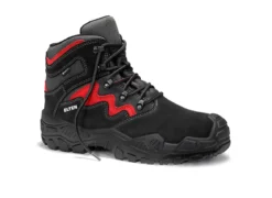 Elten MICK GTX black-red Mid ESD S3S WR CI Schnürstiefel