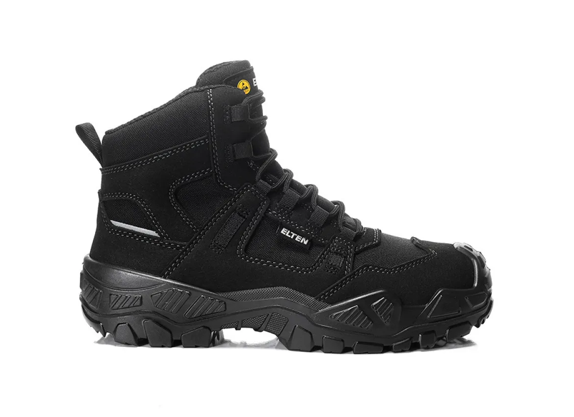 Elten MIKE black Mid ESD S3S Sicherheitsschnürstiefel