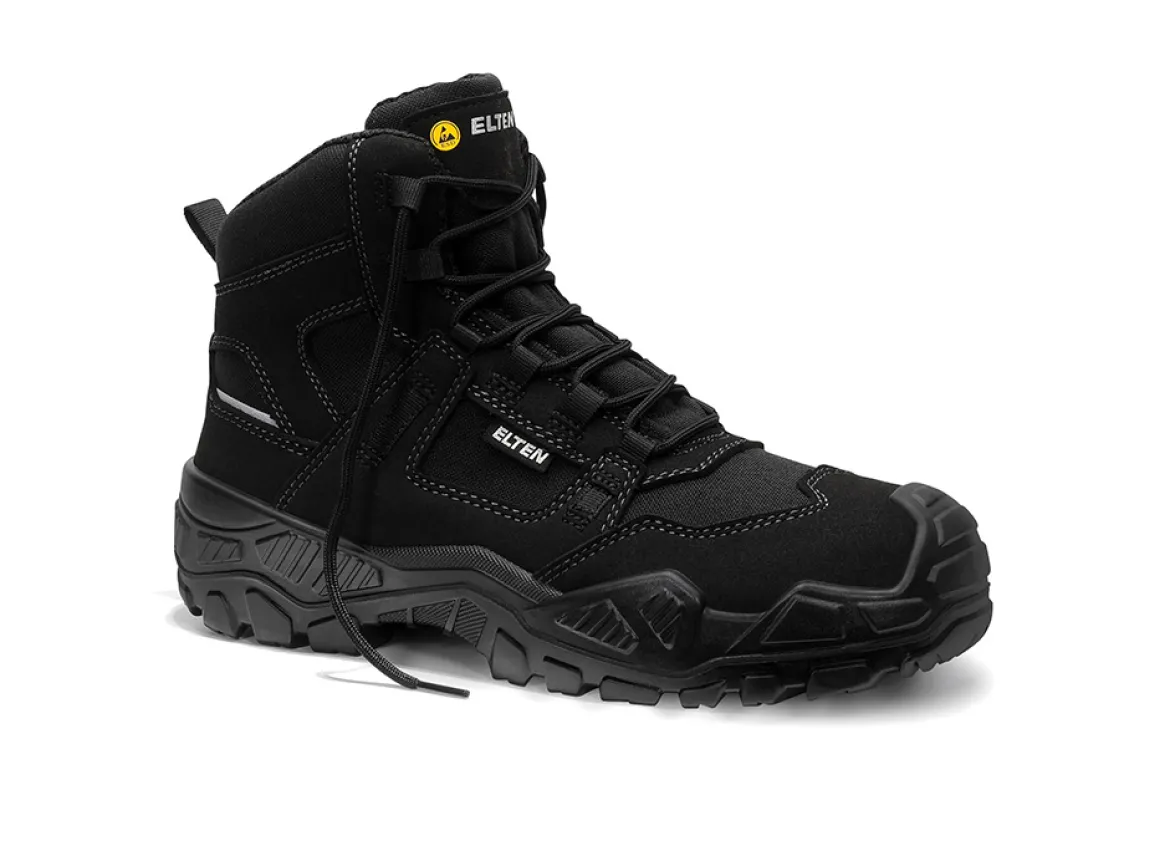 Elten MIKE black Mid ESD S3S Sicherheitsschnürstiefel