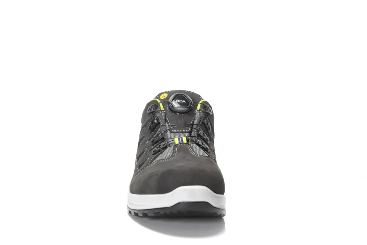 Elten RILEY XXF BOA GORE-TEX grey-lime Berufshalbschuh ESD