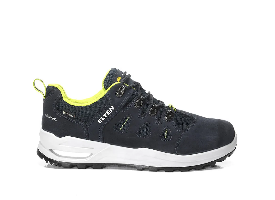 Elten RILEY XXF GTX blue-lime Low ESD O2 WR CI Berufshalbschuh