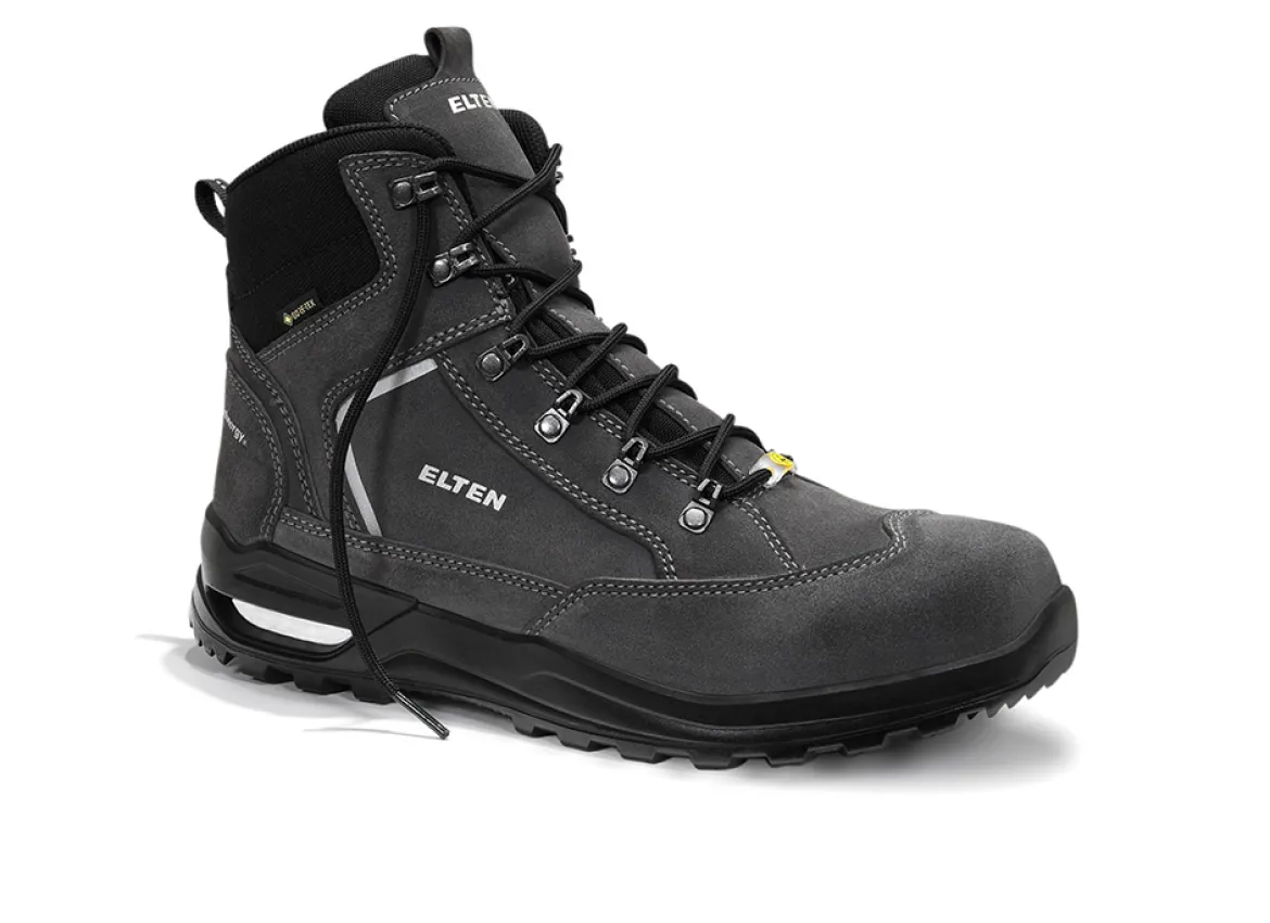 Elten RONAN XXF GTX darkgrey Mid – ESD Berufsstiefel O2 WR CI