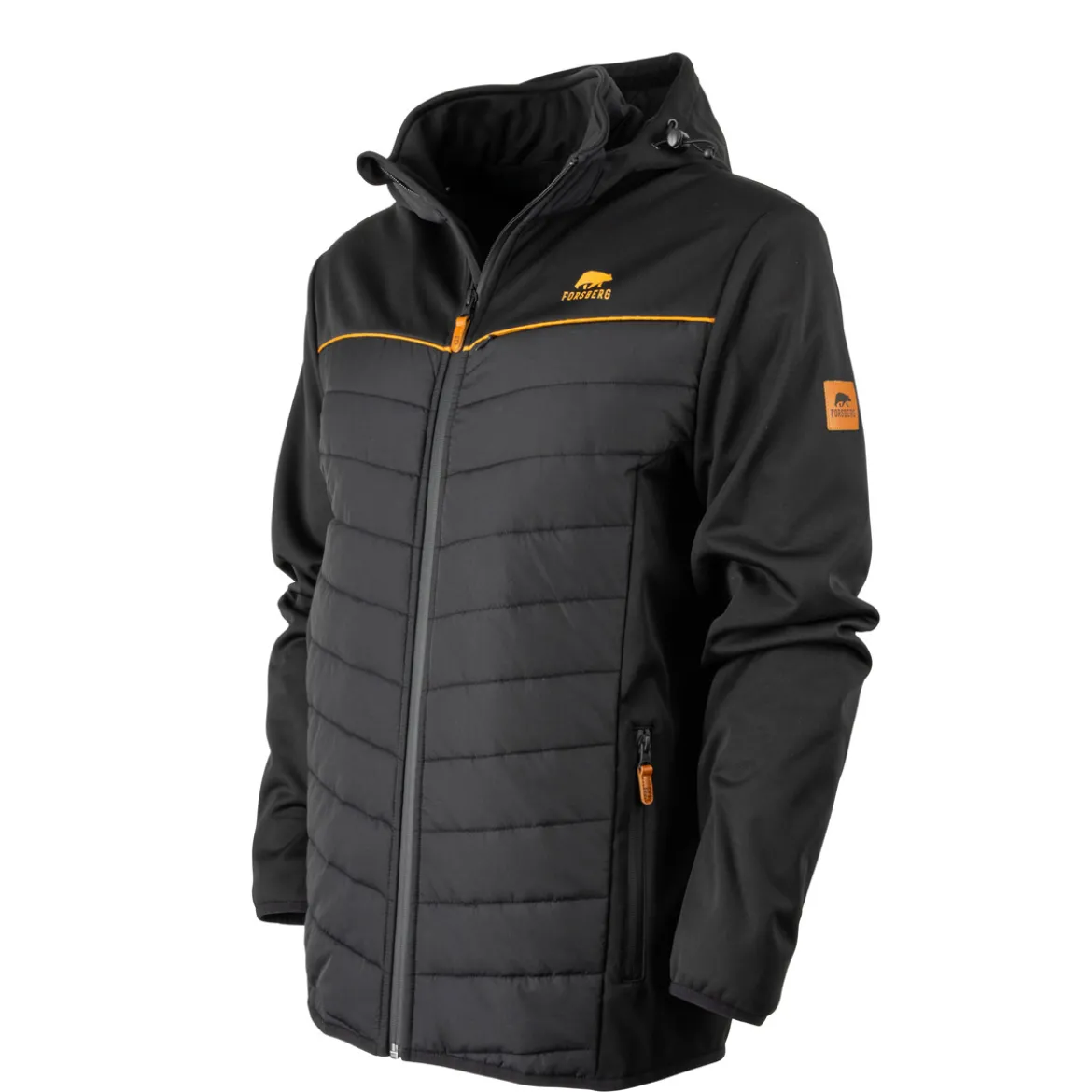 FORSBERG Alruut III Hybridjacke mit abnehmbarer Kapuze
