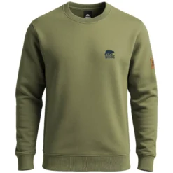 FORSBERG Crewneck Sweatshirt mit elastischen Einsätzen