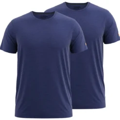 FORSBERG einfarbiges T-Shirt im Doppelpack
