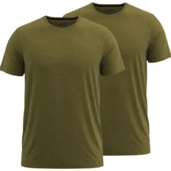 FORSBERG einfarbiges T-Shirt im Doppelpack