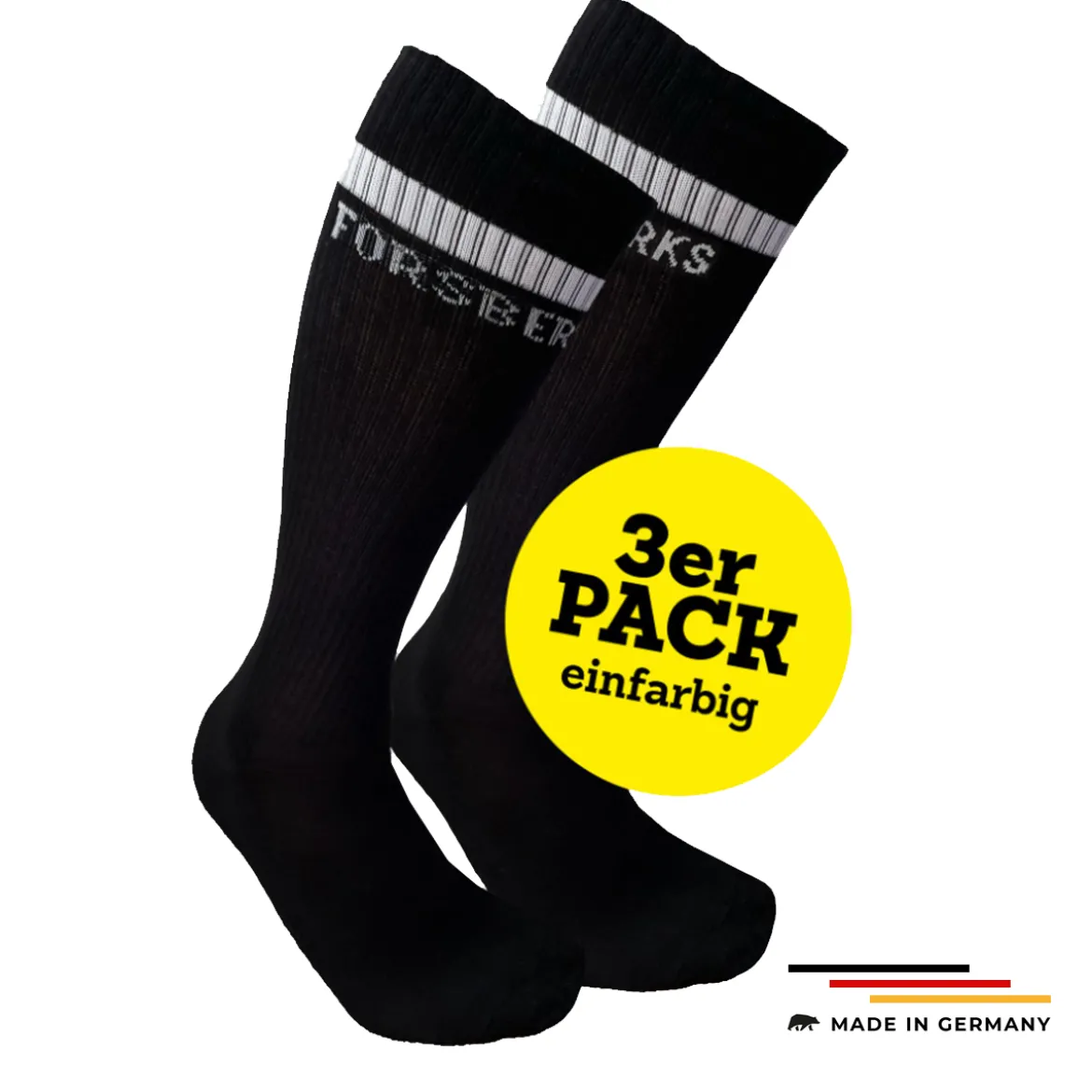 FORSBERG feine Stricksocken im 3er Pack