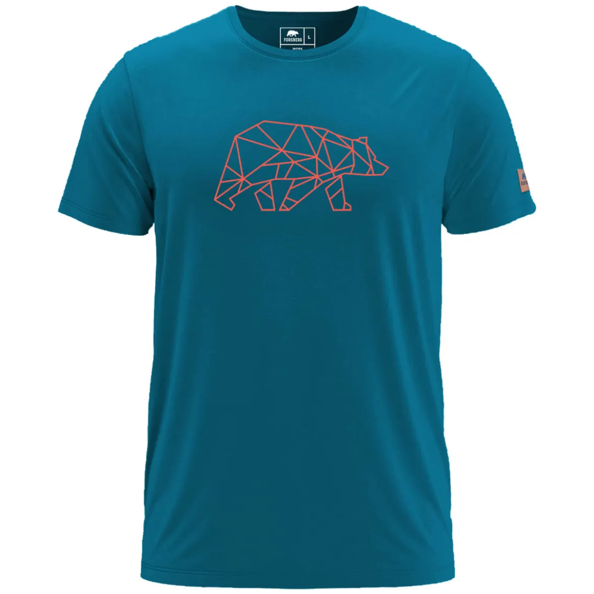 FORSBERG Finnson T-Shirt mit Brustlogo