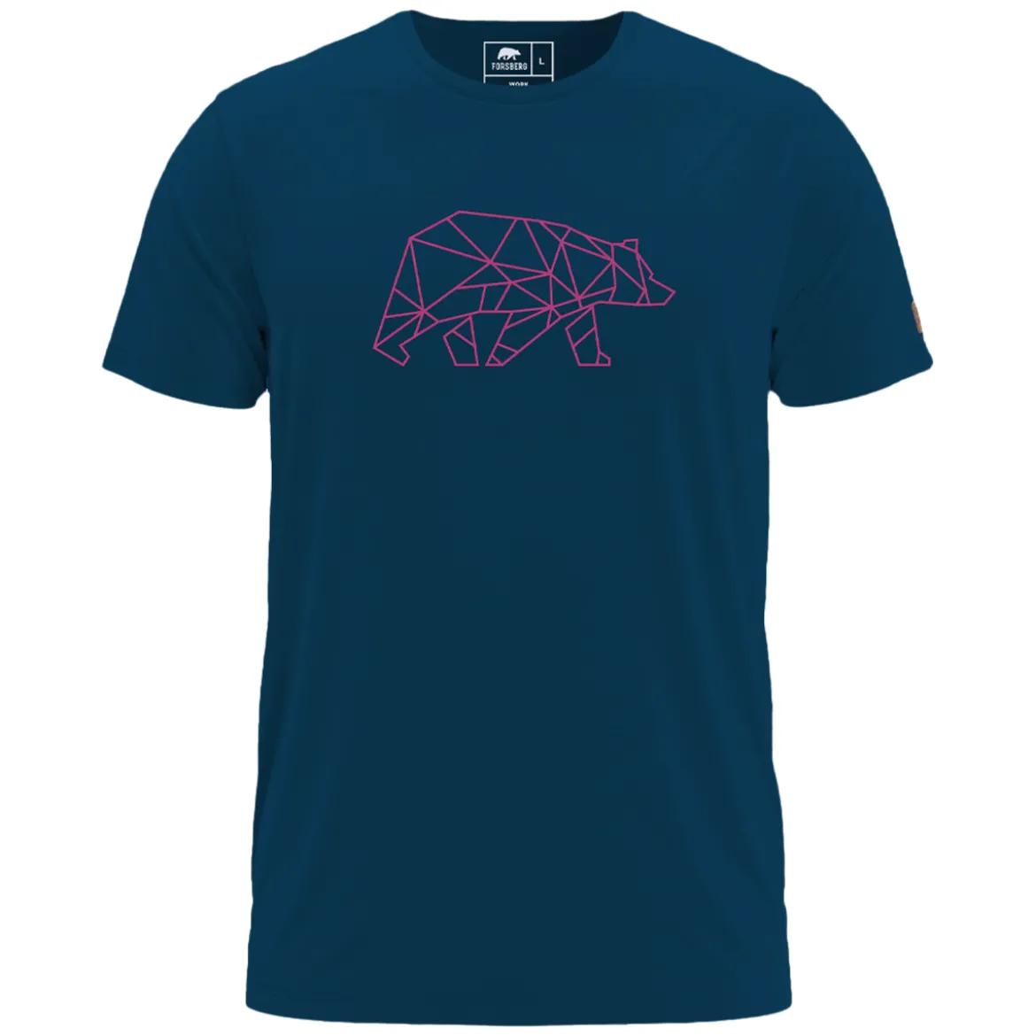FORSBERG Finnson T-Shirt mit Brustlogo