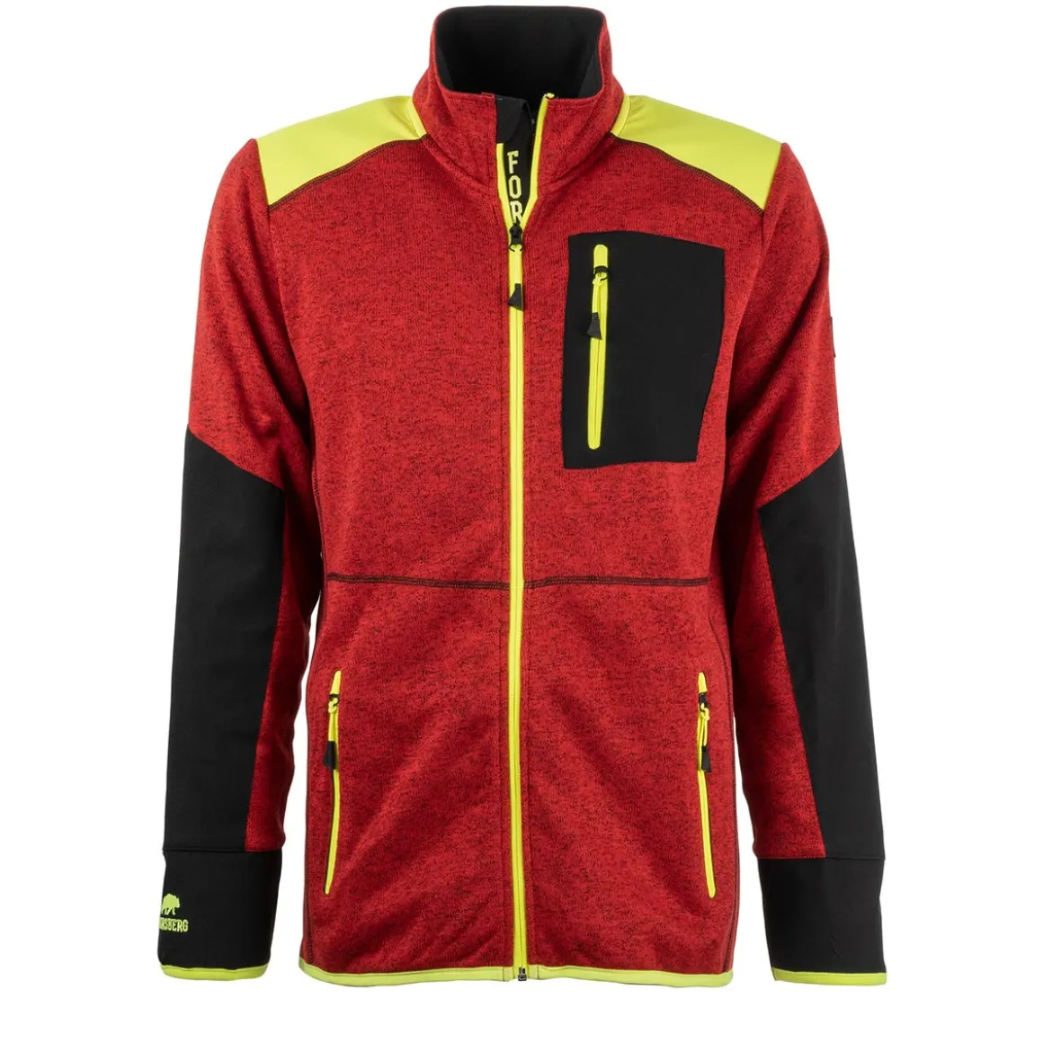 FORSBERG Forst Strickjacke mit Verstärkungen