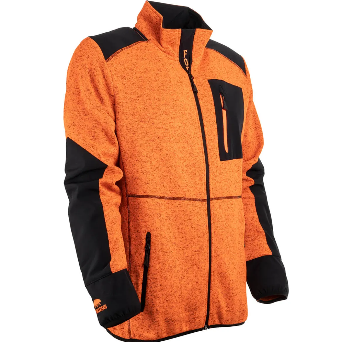 FORSBERG Forst Strickjacke mit Verstärkungen