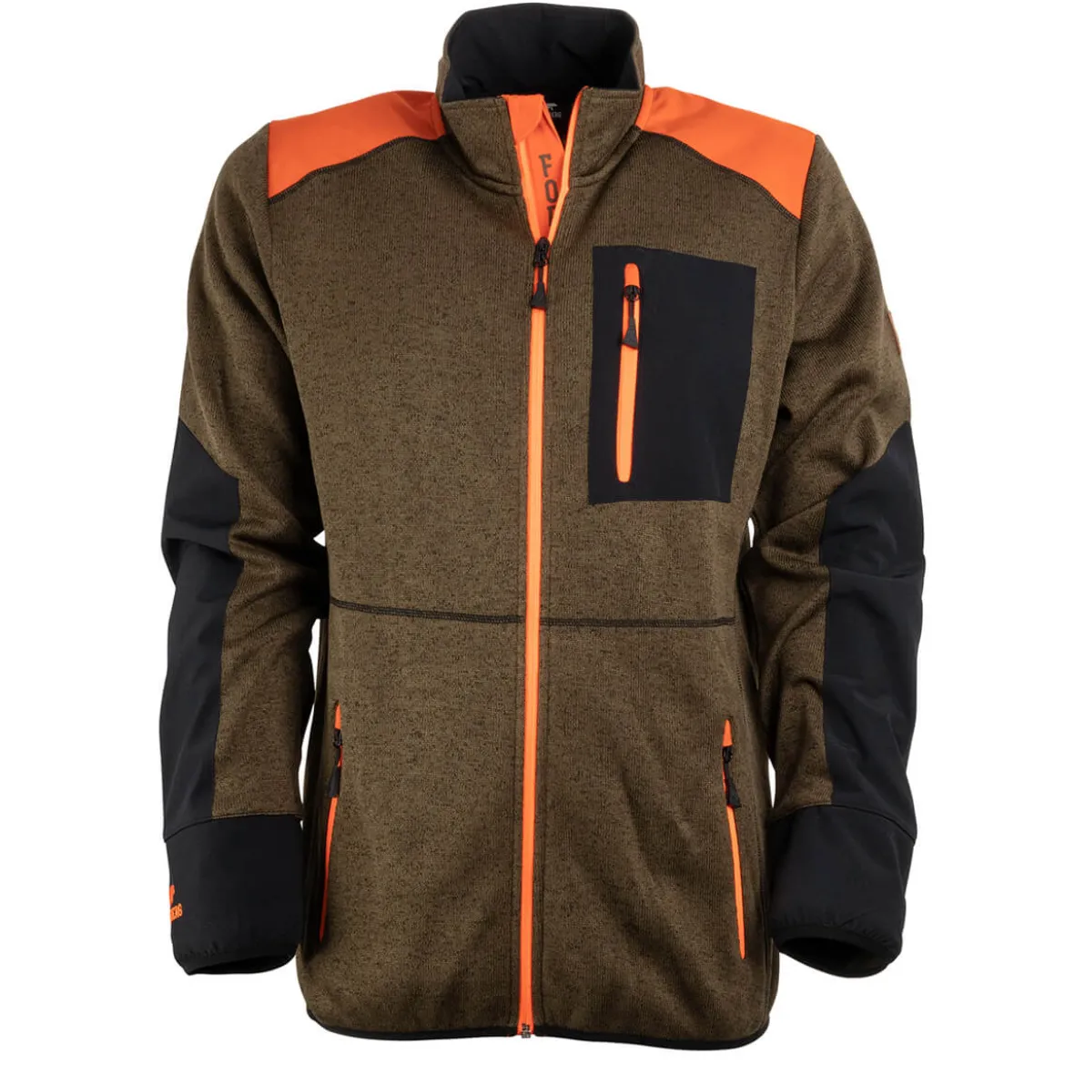 FORSBERG Forst Strickjacke mit Verstärkungen
