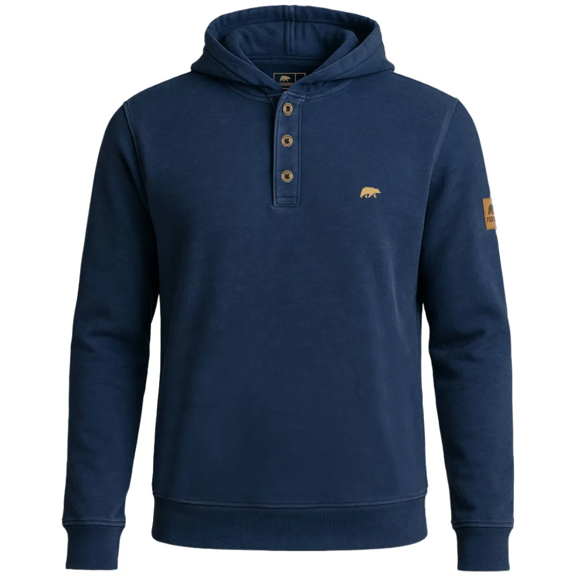 FORSBERG Hoodie im Denim-Look