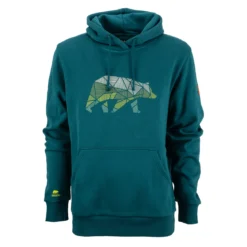 FORSBERG Hoodie mit gestreiftem Brustlogo