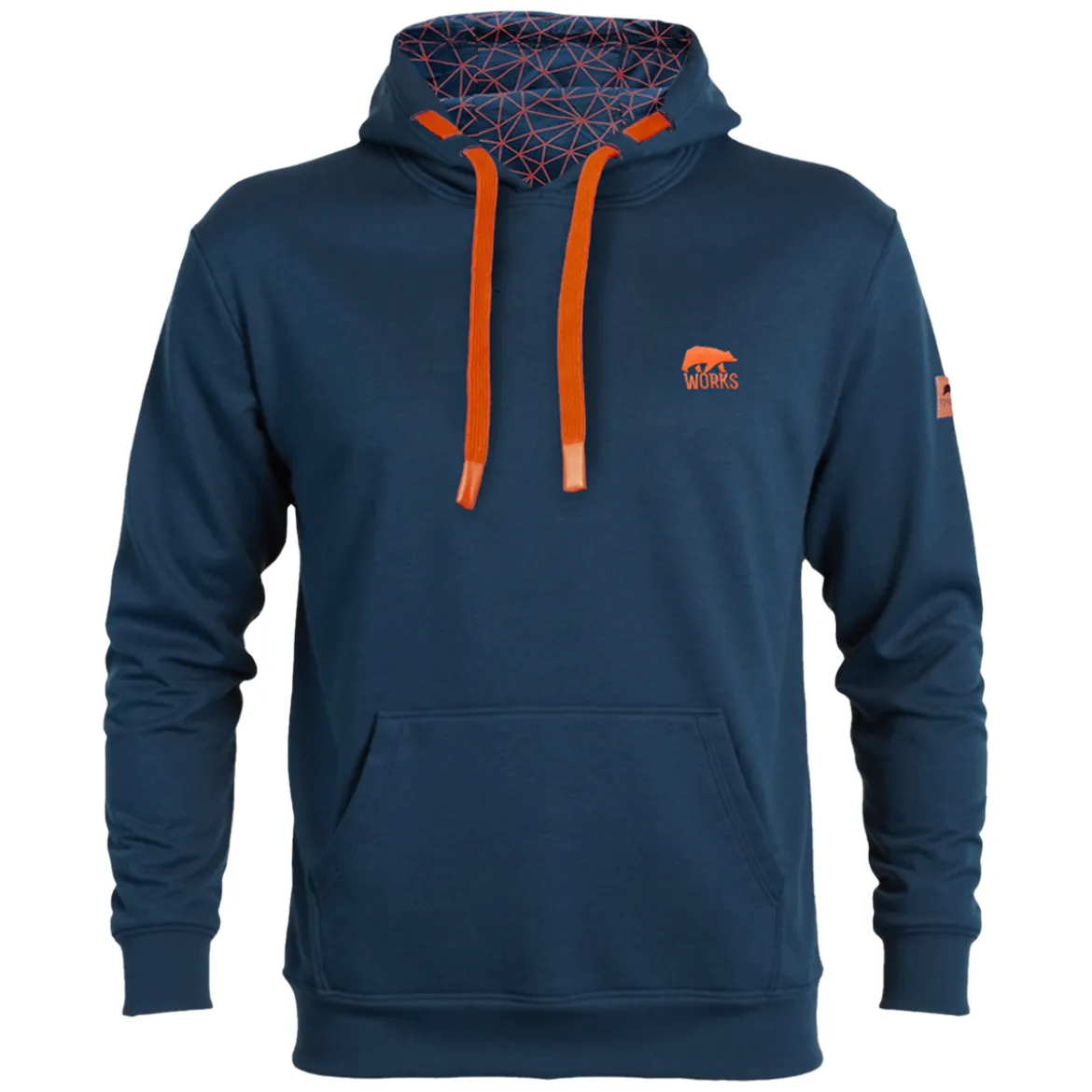FORSBERG Hoodie mit kleinem Brustlogo