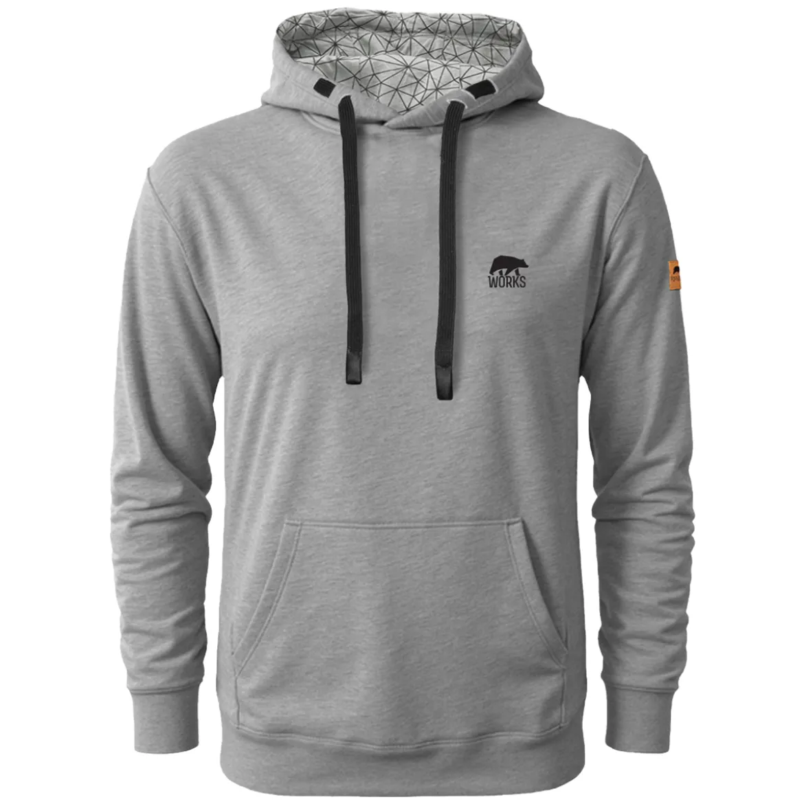 FORSBERG Hoodie mit kleinem Brustlogo